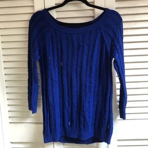 🟡 American Eagle Royal Blue Sweater